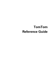 TomTom ONE 125 Reference Guide