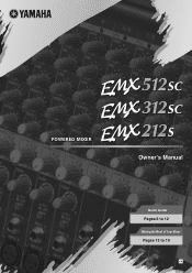 Yamaha EMX312SC Owner's Manual