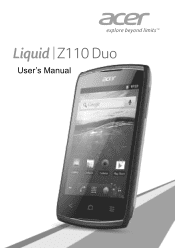 Acer Z110 User Manual