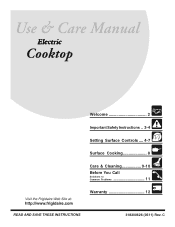 Frigidaire PLEC30S9EC Use and Care Manual