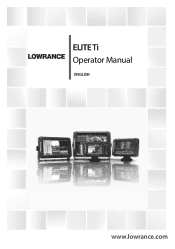 Lowrance Elite-12 Ti Operator Manual EN