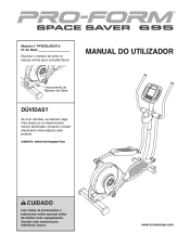 ProForm Space Saver 695 Elliptical Portuguese Manual