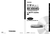 Toshiba RD-XS54 Owners Manual