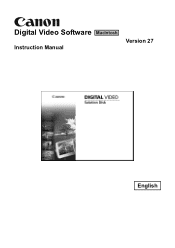 Canon VIXIA HG10 Digital Video Software (Macintosh) Ver.27 Instruction Manual