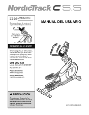 NordicTrack C 5.5 Elliptical Spanish Manual