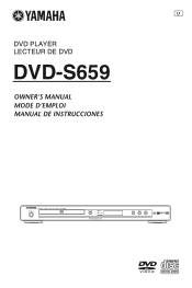 Yamaha DVD-S659 Owner's Manual