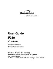 Binatone F350 User Manual
