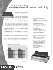 Epson 2190 Product Brochure