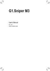 Gigabyte G1.Sniper M3 User Manual