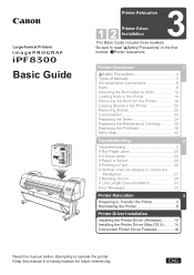 Canon imagePROGRAF iPF8300 iPF8300 Basic Guide No.3
