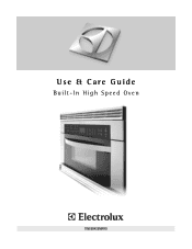 Electrolux E30SO75FPS Owners Guide