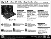 EVGA GeForce GTX 580 Call of Duty: Black Ops Edition PDF Spec Sheet