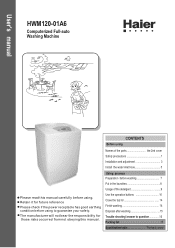 Haier HWM120-01A6 User Manual