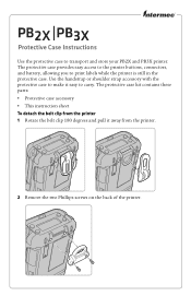 Intermec PB31 PB2X and PB3X Protective Case Instructions
