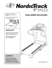 NordicTrack T 14.0 Treadmill Tr Manual