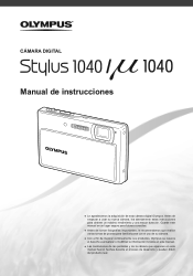 Olympus Stylus 1040 Stylus 1040 Manual de Instrucciones (Español)