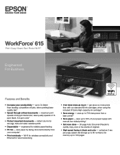Epson WorkForce 615 Product Brochure