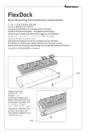Intermec CK71 FlexDock Rack Mounting Kit Installation Instructions