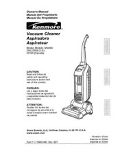 Kenmore 3700 Owners Manual