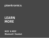 Plantronics M55 Product Guide