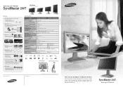 Samsung 244T-SILVER Brochure
