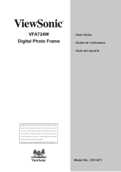 ViewSonic VFA724w-10 VFA724W-10 User Guide M Region (English)
