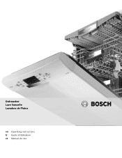 Bosch SHE68E05UC Instructions for Use