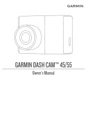 Garmin Dash Cam 45 Owners Manual