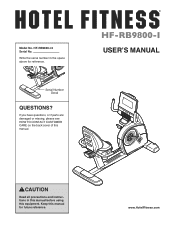 HealthRider Hotel Fitness Rb9800 Bike English Manual
