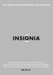 Insignia NS-A2110 User Manual (English)