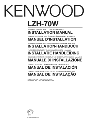Kenwood LZH-70W Installation Manual