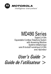 Motorola MD491SYS User Guide
