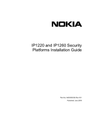 Nokia IP1220 Installation Guide
