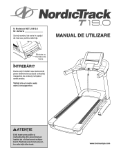 NordicTrack 19.0 Treadmill English Manual