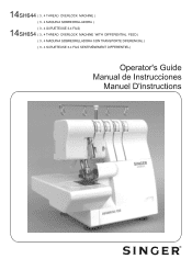 Singer 14SH654 Finishing Touch Instruction Manual 18