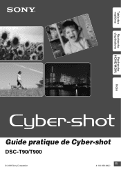 Sony DSC-T90/B Guide pratique de Cyber-shot®