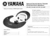 Yamaha NS-A528 Owners Manual