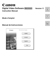 Canon Elura 65 Digital Video Software (Macintosh) Ver.11 Instruction Manual