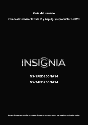 Insignia NS-19ED200NA14 User Manual (Spanish)