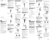 Sony MDR-NC11A Operating Instructions