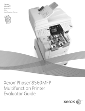 Xerox 8560MFP Evaluator Guide