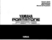 Yamaha PSR-12 Owner's Manual (image)