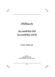 ASRock ALiveNF6G-DVI User Manual