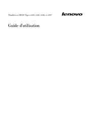Lenovo ThinkServer RD120 (French) User Guide