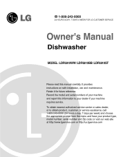 LG LDF6810WW Owner's Manual
