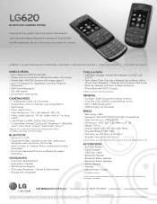 LG LG620 Data Sheet