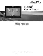 Magellan Maestro 4250 Manual - English