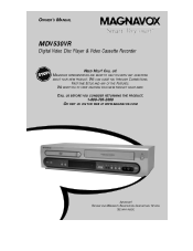 Magnavox MDV530VR User manual,  English (US)