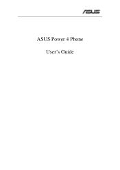 Asus A3Fp Power4Phone user Guide (English)