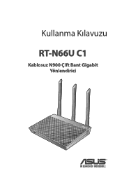 Asus RT-N66U C1 users manual in Turkish